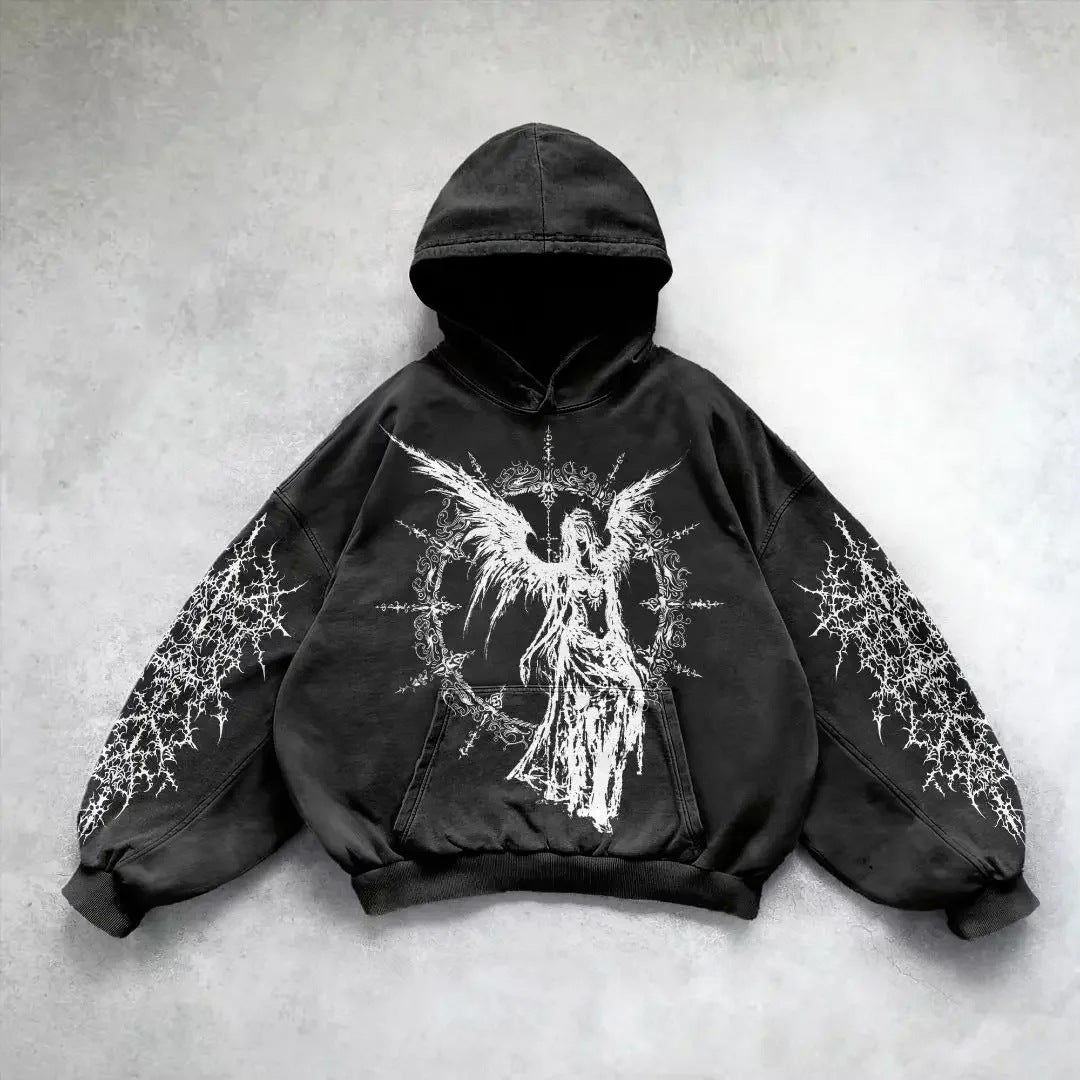 Men's Hooded Printed Hoodie