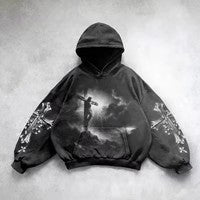 Men's Hooded Printed Hoodie