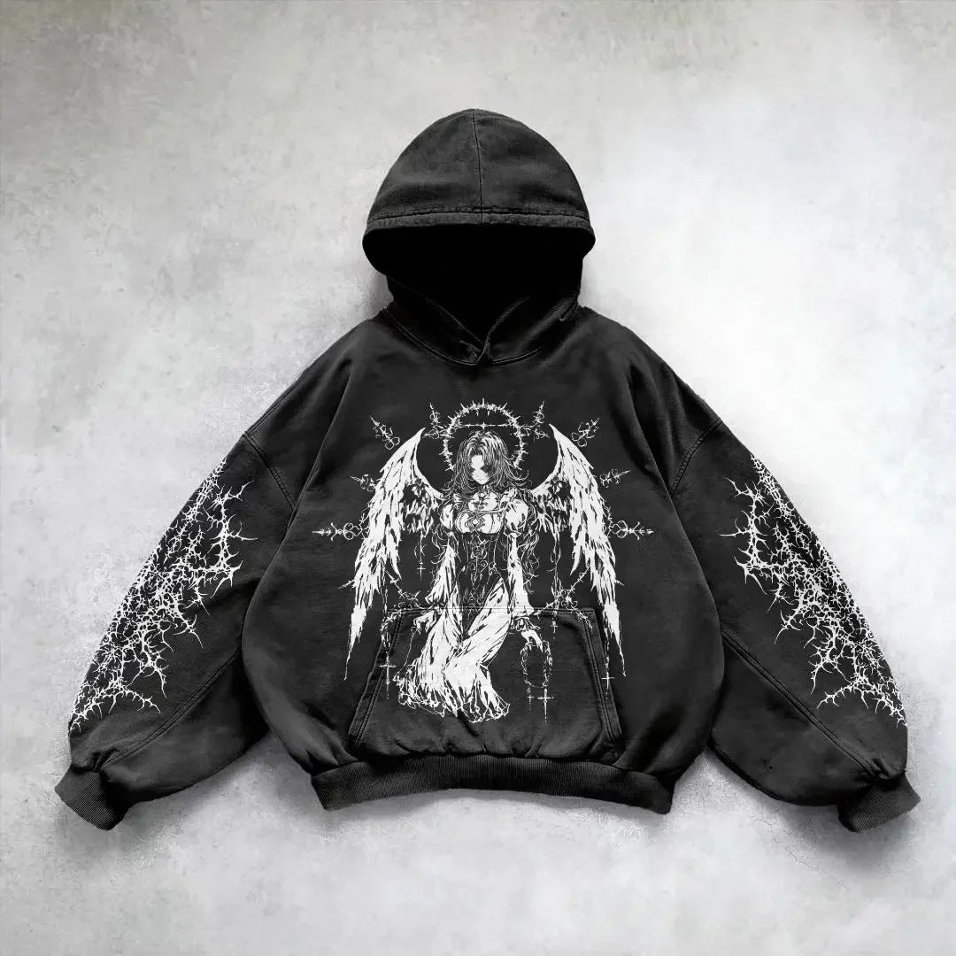 Men's Hooded Printed Hoodie