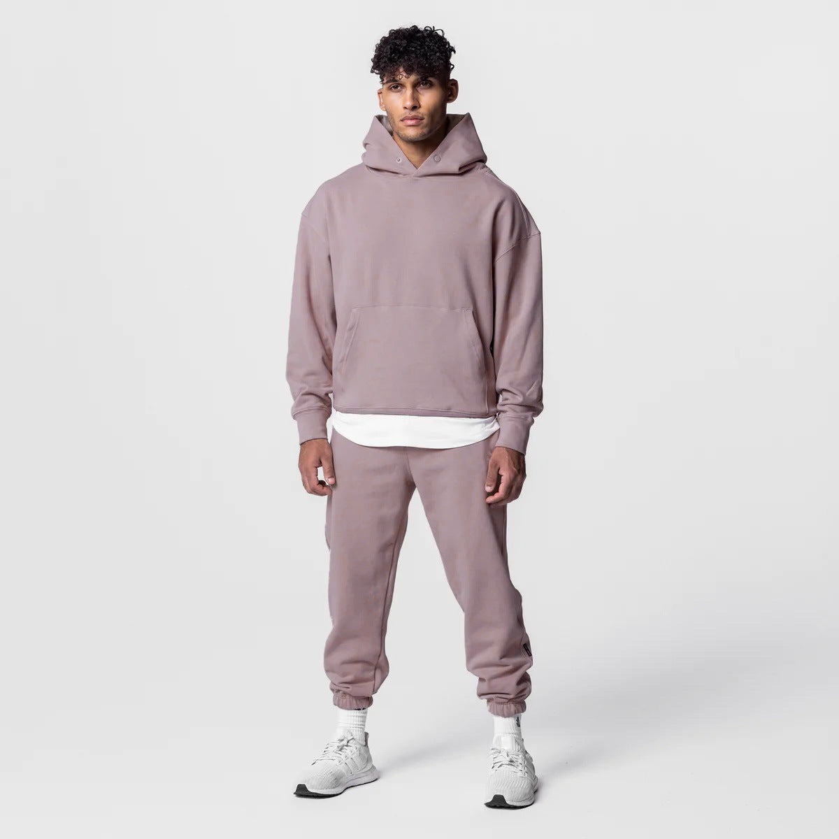 Men's Thick Cotton Hoodie Casual Set