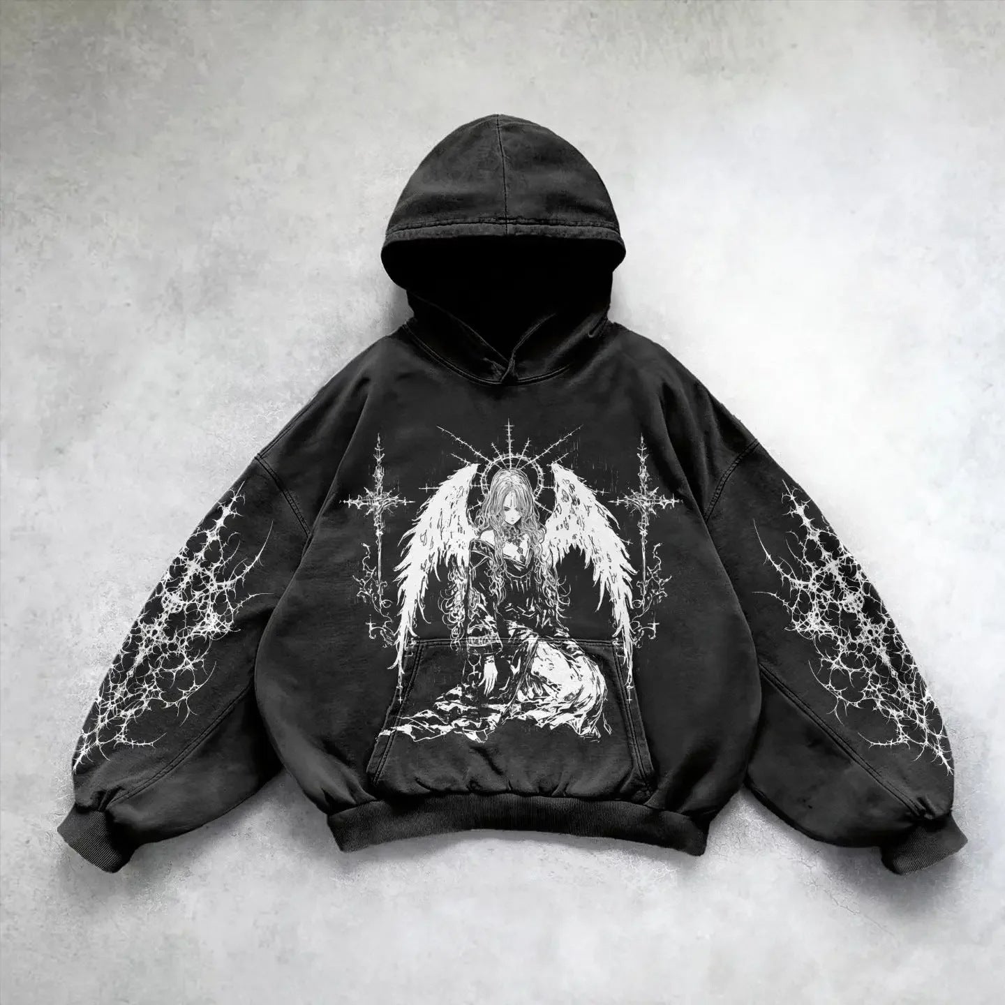 Men's Hooded Printed Hoodie