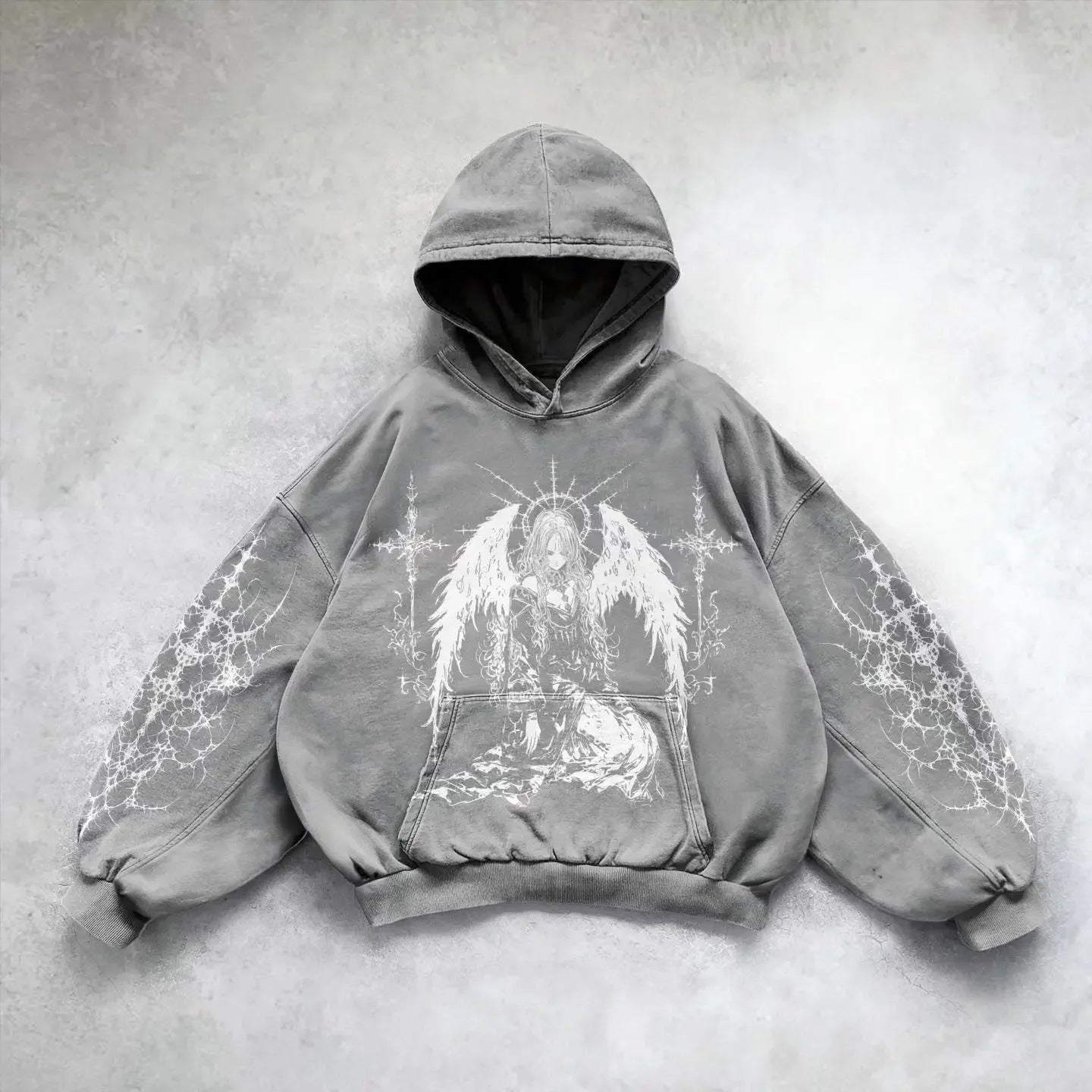 Men's Hooded Printed Hoodie
