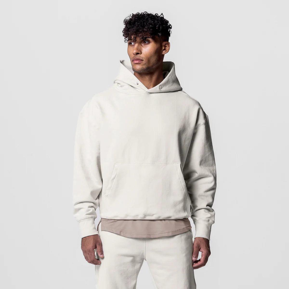 Men's Thick Cotton Hoodie Casual Set