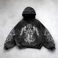 Men's Hooded Printed Hoodie