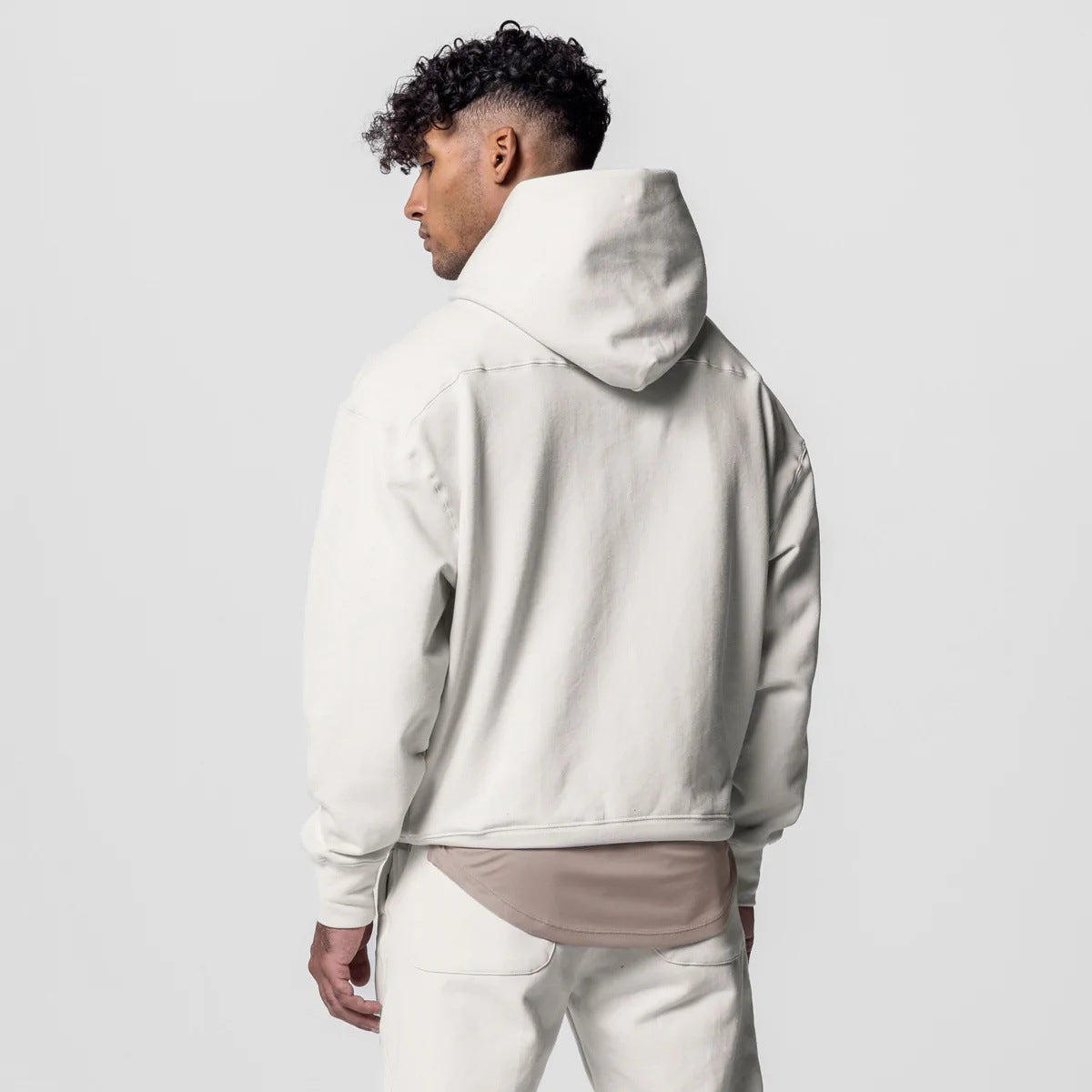 Men's Thick Cotton Hoodie Casual Set