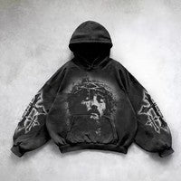Men's Hooded Printed Hoodie