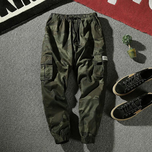 Mens Casual Loose Legged Camouflage Pants