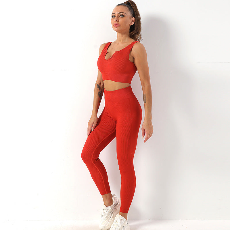 Sports Bra Leisure Two Piece Set