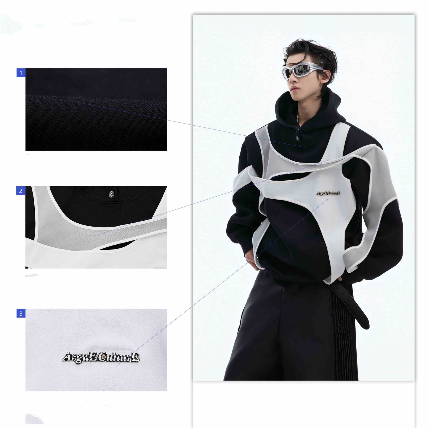 Men's Pocket Heavy Hooded Sweater