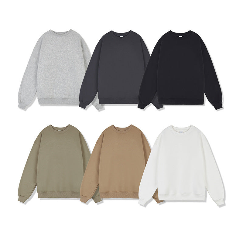 Men's Fleece-lined Crew Neck Sweater