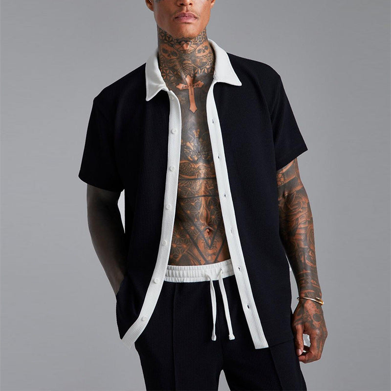 Men's Fashion Sports And Leisure Two-piece Suit