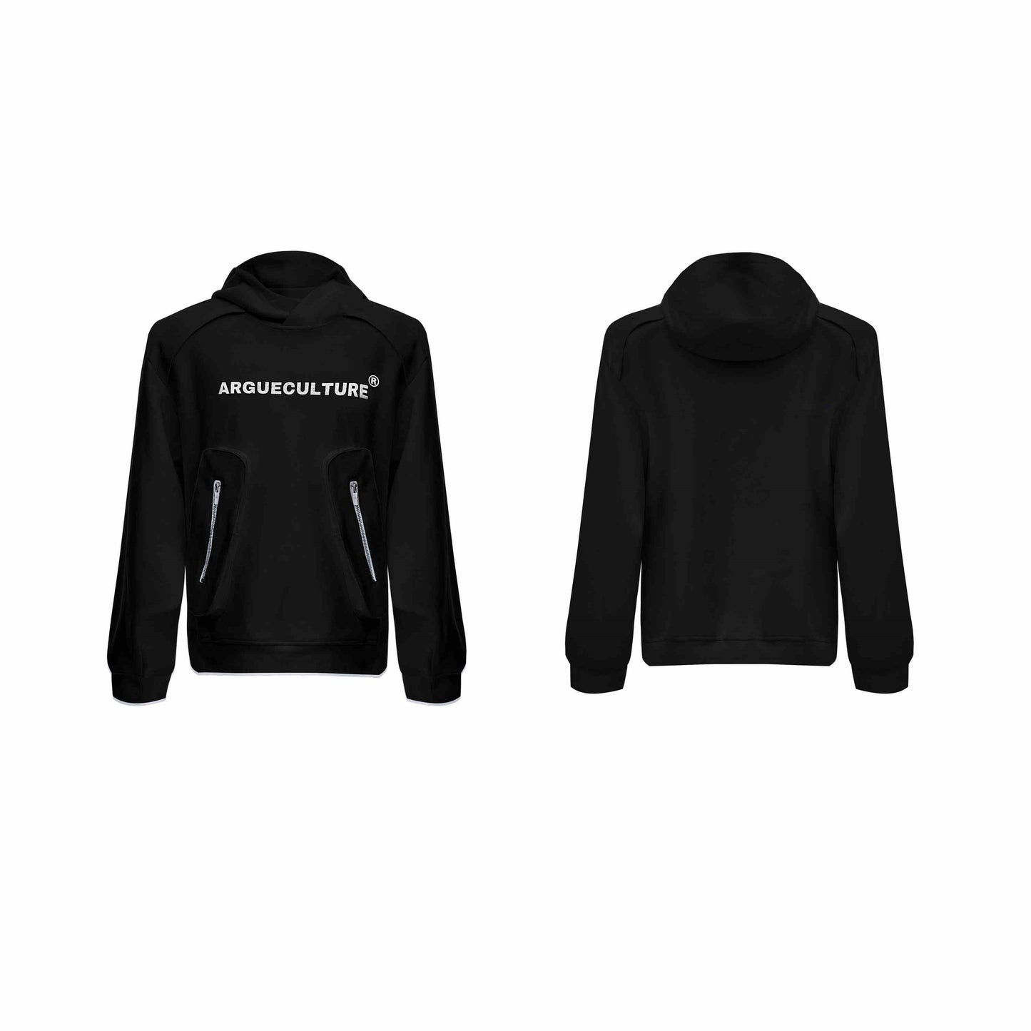 Men's Pocket Heavy Hooded Sweater