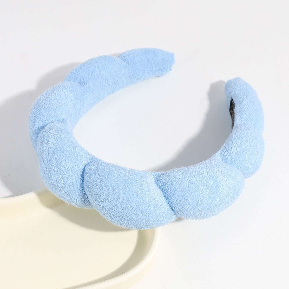 Thick Sponge Solid Color Cloud Headband