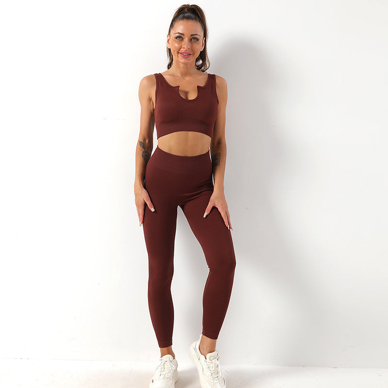 Sports Bra Leisure Two Piece Set