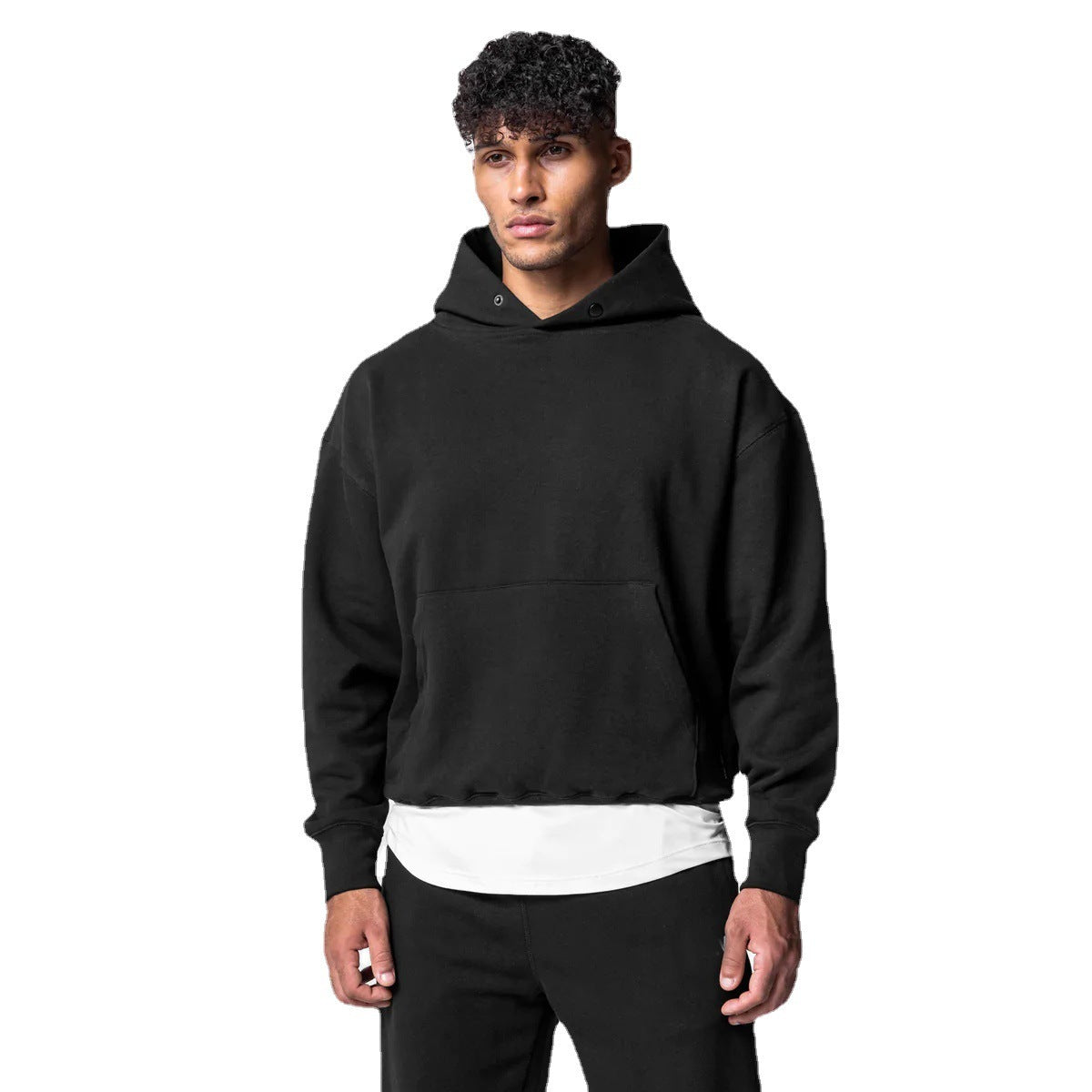 Men's Thick Cotton Hoodie Casual Set