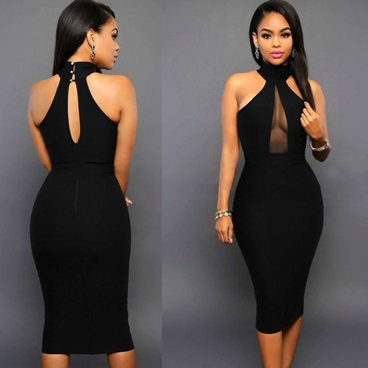 Women's Black Cocktail Dress