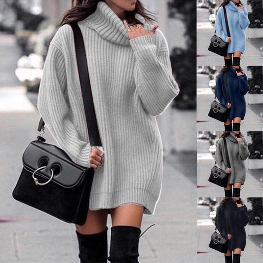 Women's Knitted Dress Sweater