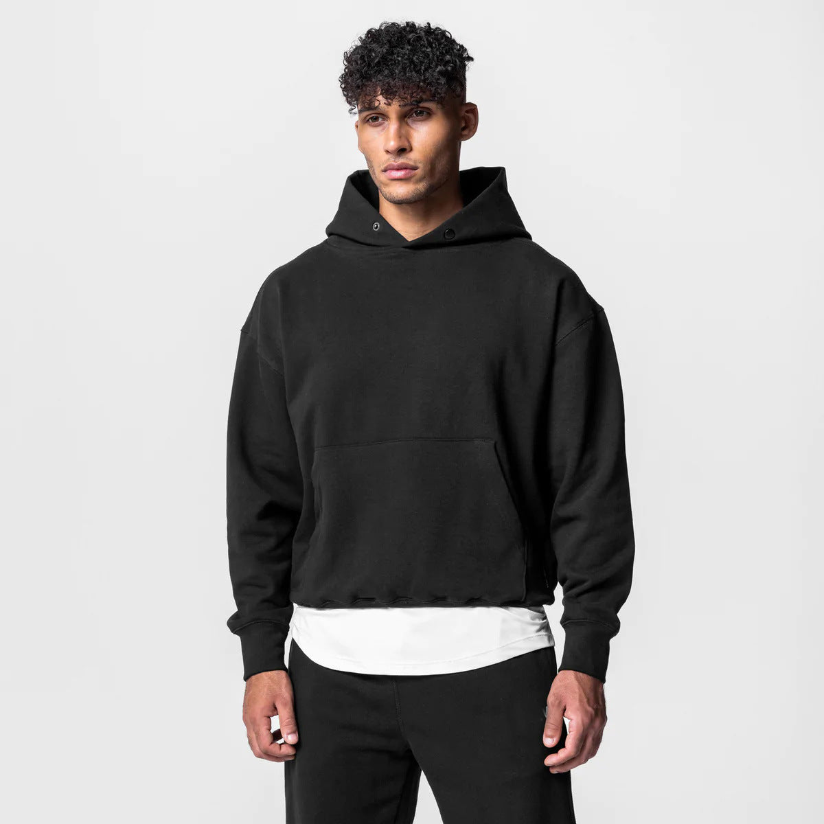 Men's Thick Cotton Hoodie Casual Set