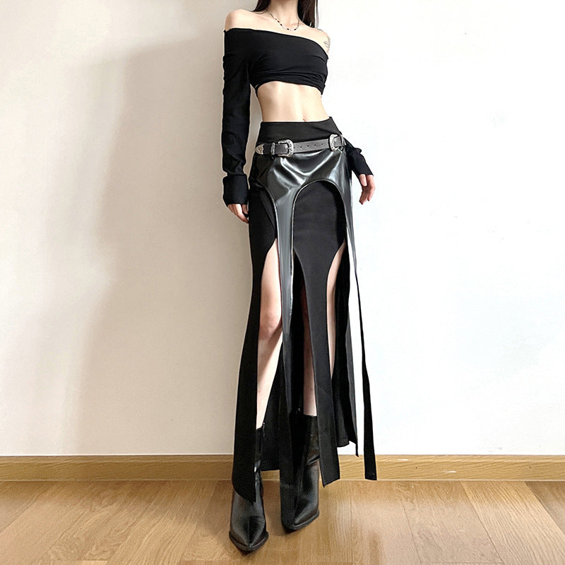 Women's Fishtail Irregular High Waist Long Skirt