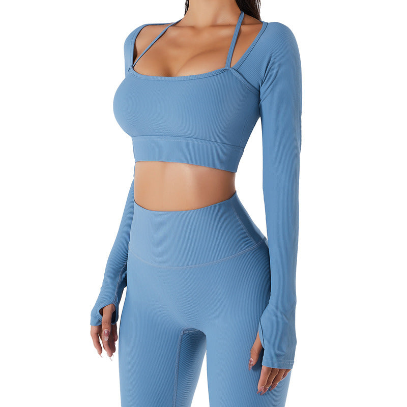 Women's Slim Fit Long Sleeve Sports Activewear Set