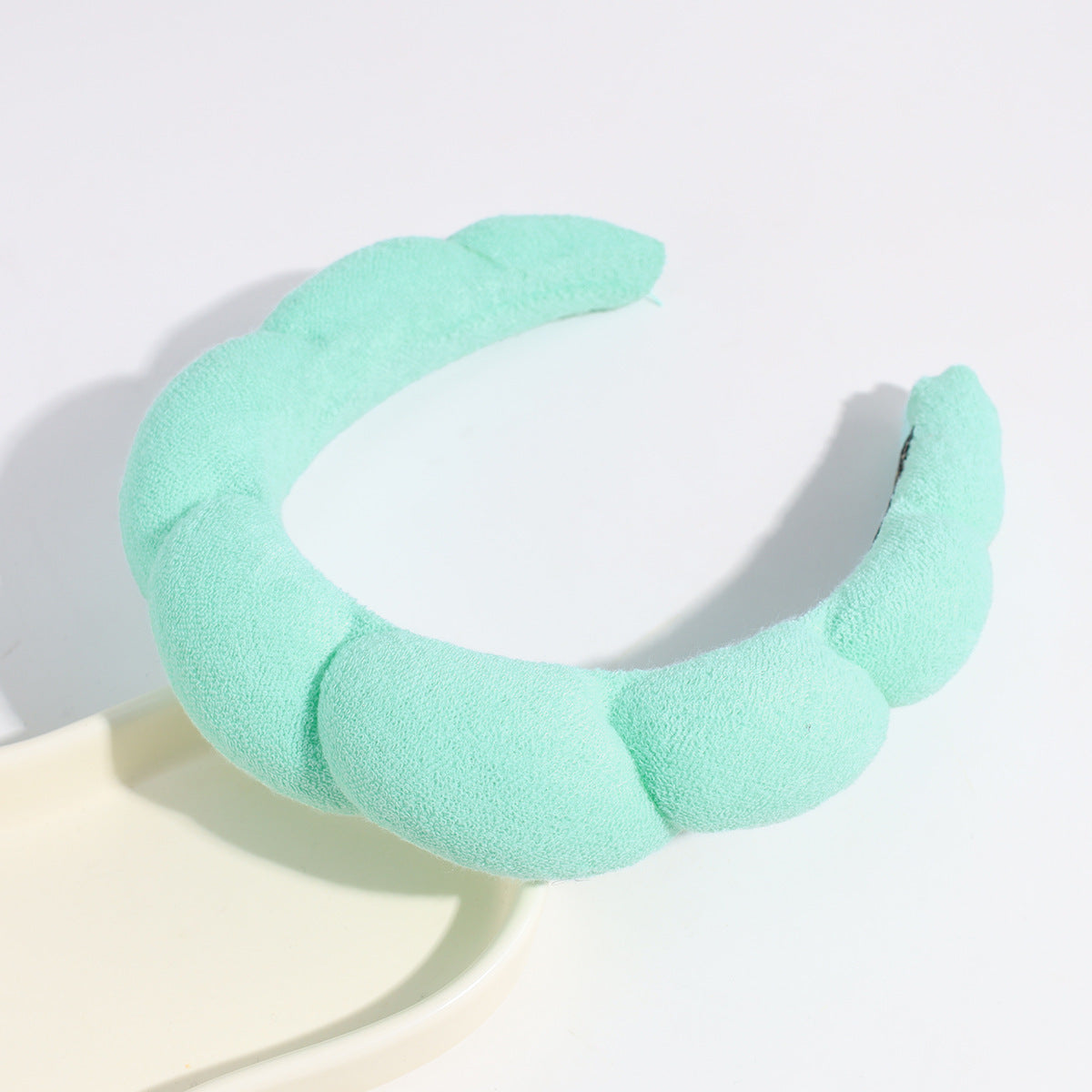 Thick Sponge Solid Color Cloud Headband