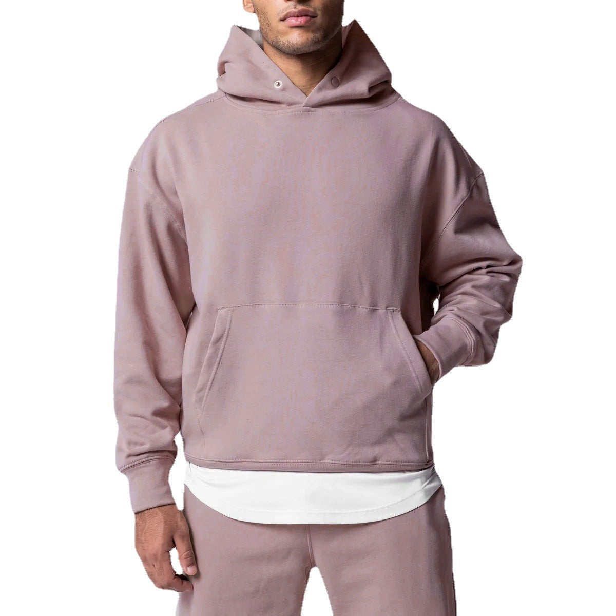 Men's Thick Cotton Hoodie Casual Set