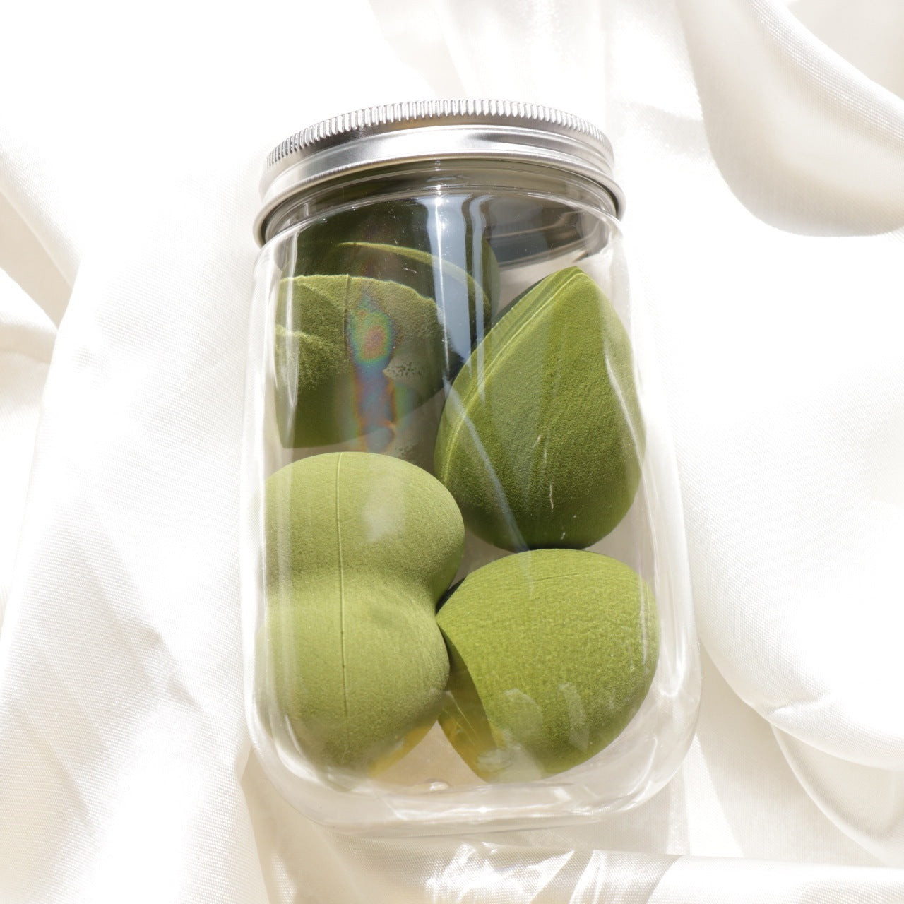 Canned Beauty Puff Beauty Egg Box Makeup Sponge Set