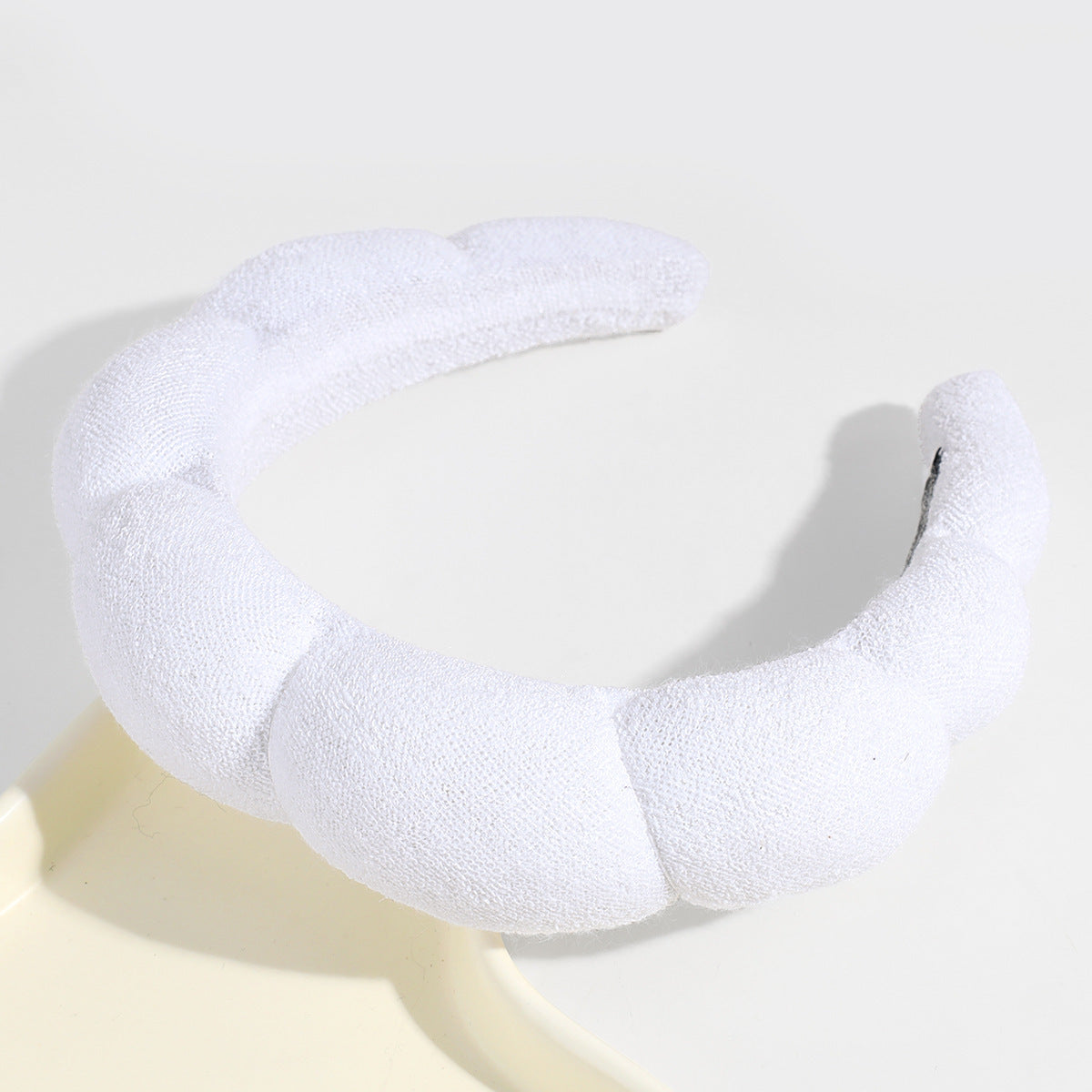 Thick Sponge Solid Color Cloud Headband