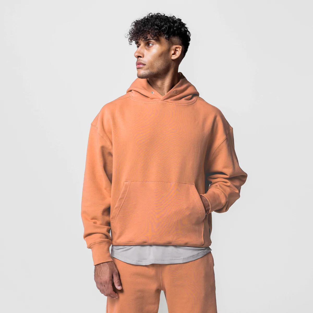 Men's Thick Cotton Hoodie Casual Set