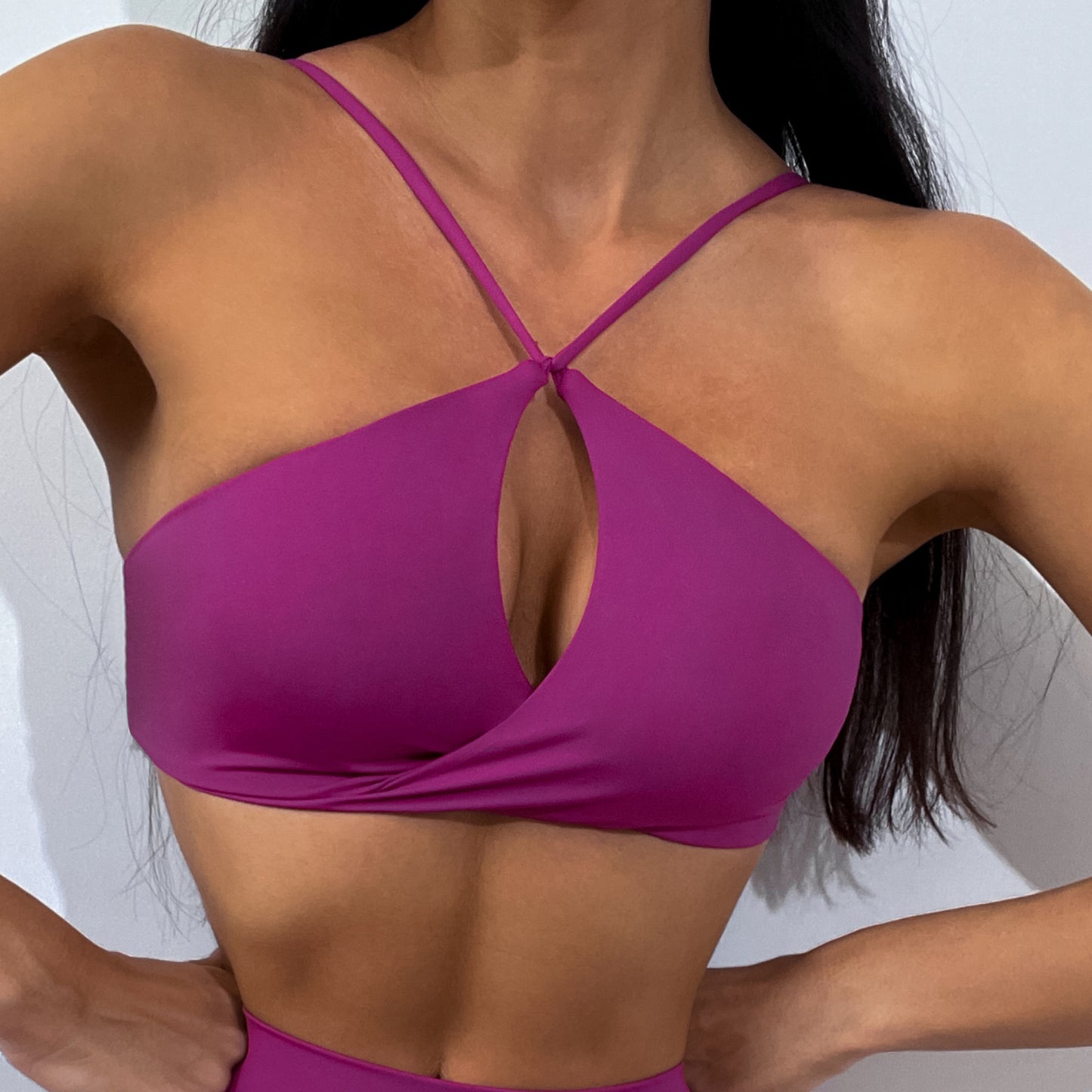 Super Elastic Running Fitness Yoga Women'sTwist Bra