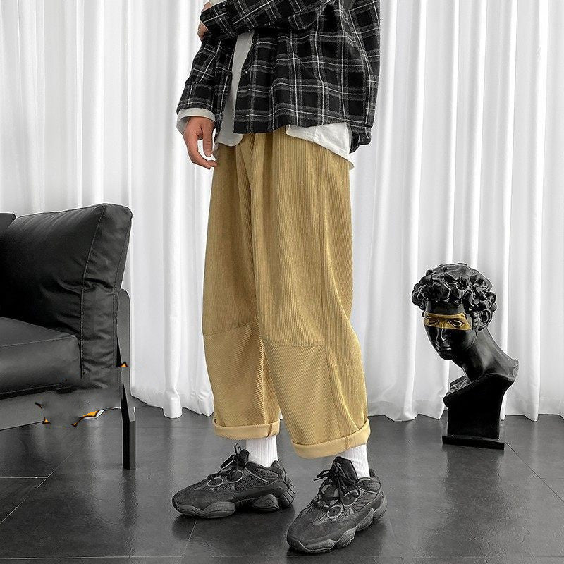 Men's Wide Leg Jogger Pants