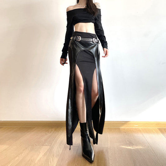 Women's Fishtail Irregular High Waist Long Skirt