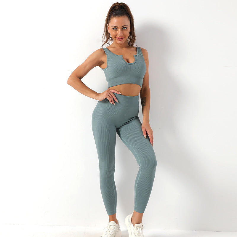 Sports Bra Leisure Two Piece Set