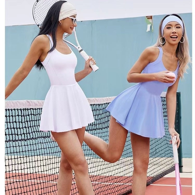 Sporty One Piece Leisure Tennis Skirt