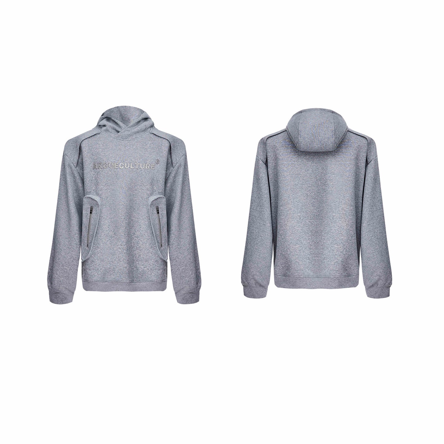 Men's Pocket Heavy Hooded Sweater