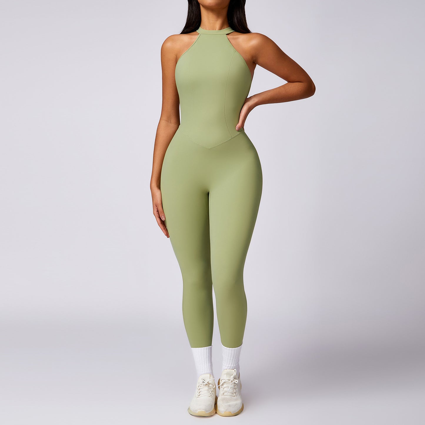 Women's Open Back Yoga Jumpsuit