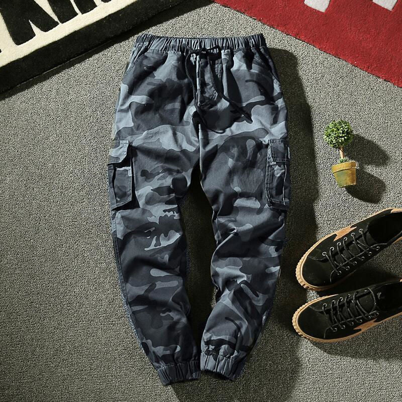 Mens Casual Loose Legged Camouflage Pants